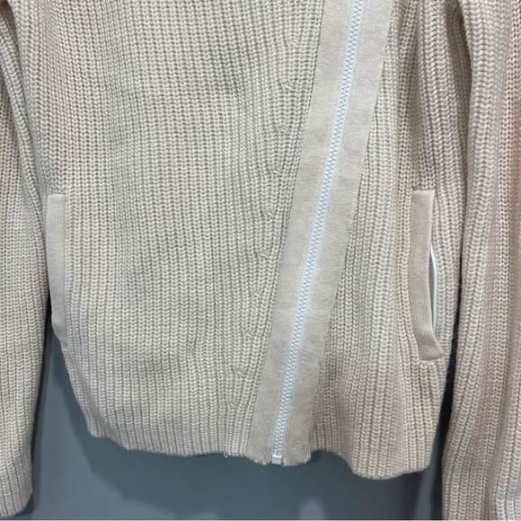 Athleta Wool Stowe Knit Moto Zip Jacket - Picture 5 of 10